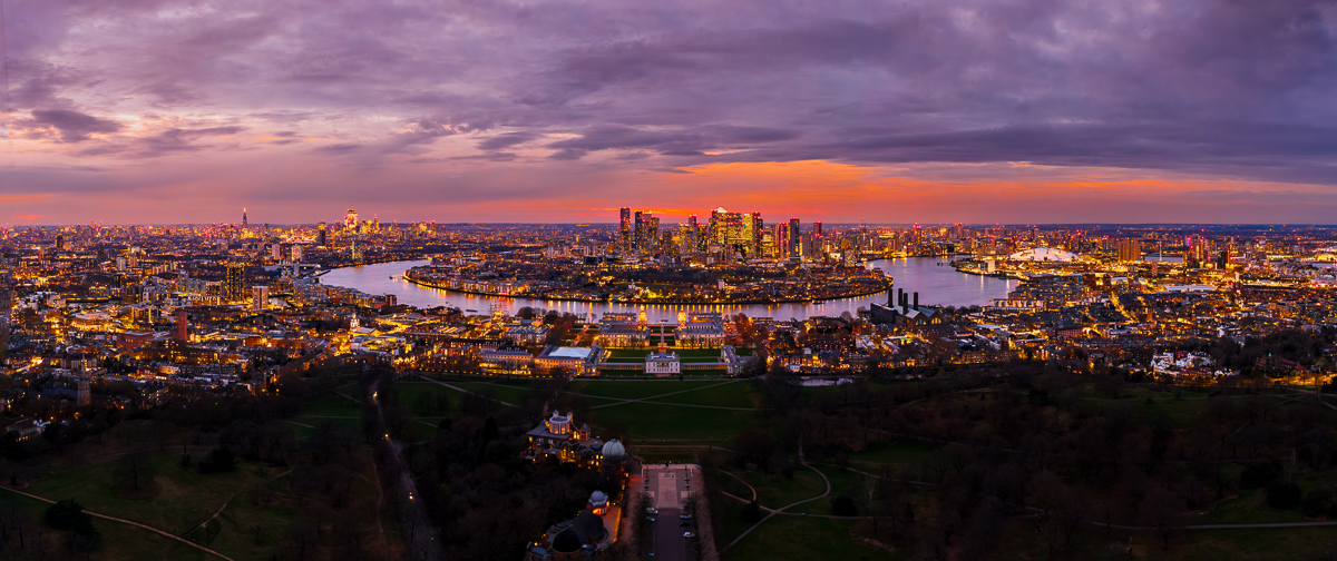 Royal Observatory and Canary Wharf Greenwich